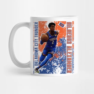 Shai gilgeous alexander || oklahoma city thunder | poster Mug